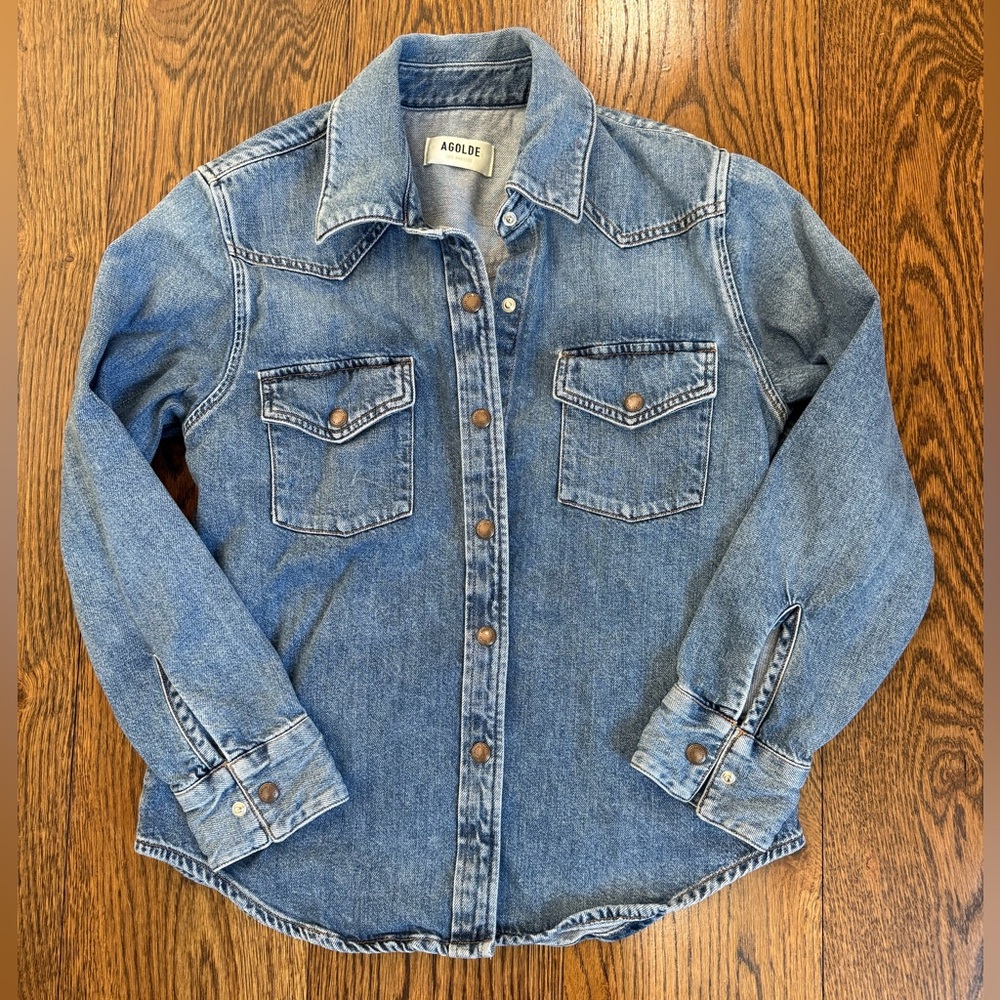 AGOLDE denim shirt
